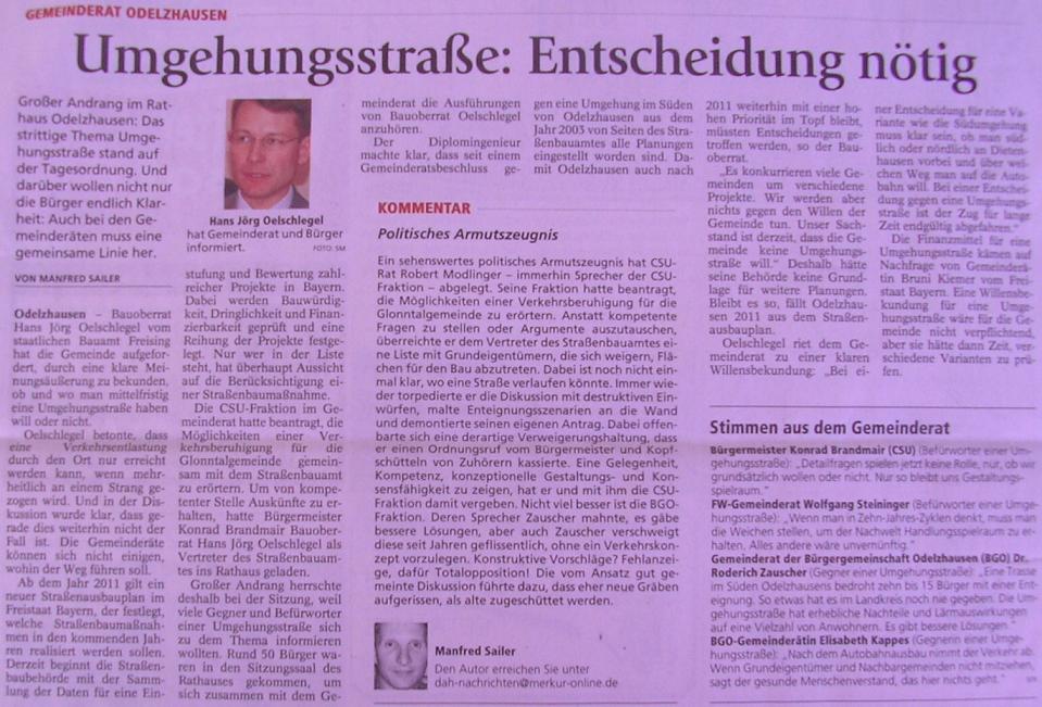 Dachauer Nachrichten, 24.04.2009