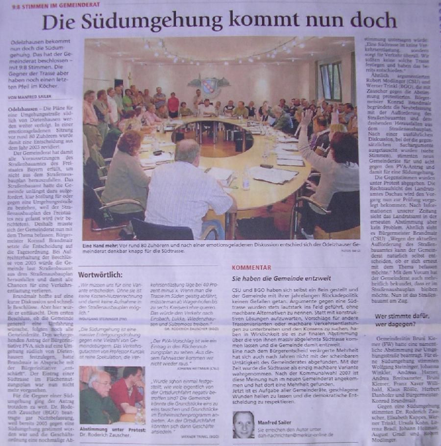 Dachauer Nachrichten, 22.05.2009